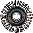 COMBITWIST Wire Wheel Brush 5/8-11, 4-1/2
