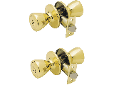 Keyed Entry Lockset (Pair) Tulip G3 Polished Brass
