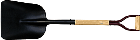 D handle #2 Steel Scoop