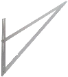 Folding Aluminum Square  