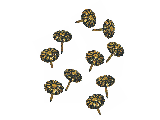 Upholstery Tacks Brass Daisey