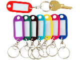 Colored Key Tag with Swiveled key ring