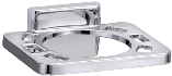 Polished Chrome Toothbrush Holder