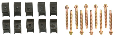 Sink Mounting Clip, 14 Pack