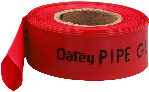 Pipe Guard Protector For Pipes In Concrete, Red