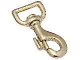 Bolt Snap Swivel Loop Eye 1 In x 3 In Bronze