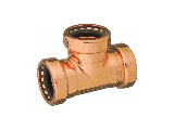QTite Copper Reducing Tee, 3/4 In x 3/4 In x 1/2 In