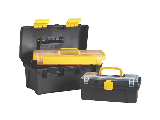 Plastic Tool Box, 16 In with Bonus box