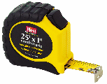 Comfort Grip Retractable Measuring Tape, 1 In x 25 Ft