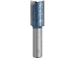 Double Flute Straight Router Bit, 1/4 In