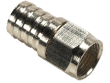 Crimp On RG59 Co-Axial Female Replacement Plug, 2 Pack