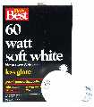 DIB Soft White Light Bulb, 60 watt 4 pack