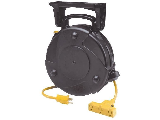 Retractable Tri Tap Extension Chord 14/3, 50 Ft