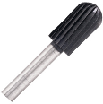 Rotary File Round Top, 1/2 In x 7/8 In