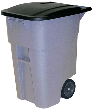 Commercial Trash Can 50 Gal Gray