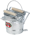 Galvanized Mop Wringer Pail 14 Quart