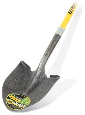 Truper Fiberglass D handle Shovel 1