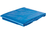Blue Medium Duty Poly Tarp, 10 In x 12 In