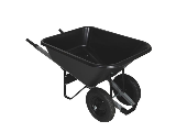 Wheelbarrow Dual Wheel 8Cuft