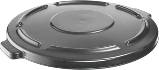 Commercial Trash Can Lid For 20 Gallon Can Gray