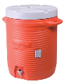 Rubbermaid Beverage Cooler Safety Orange 10 Gallon