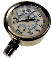 2-1/2 In Liquid Fill Gauge, 0-400 PSI