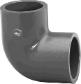 90 Degree CPVC-80 Slip Elbow (Sizes)