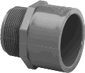 CPVC-80 Male Adapter, S x MPT (Sizes)