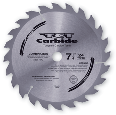 Carbide Teeth Framing Circular Saw Blade 7-1/4 In, 24 Tooth