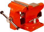 Light Duty Bench Vise With Swivel Base, 4-1/2 In