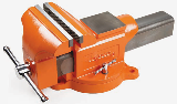 Professional Bench Vise With Swivel Base, 6 In