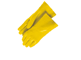 PVC Dipped Smooth Finish Glove 12 In Large Yellow