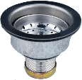 Stainless Steel Sink Basket, 3-1/2 In