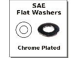 Flat Washers SAE Chrome Plated