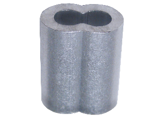 Cable Crimp Sleeve Aluminum 4-Pack (Sizes)