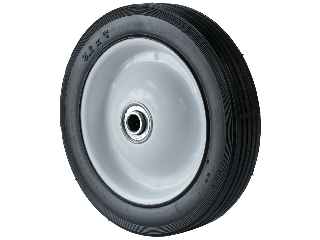 Rubber Tire 7 x 1-1/2 Steel Hub 1/2