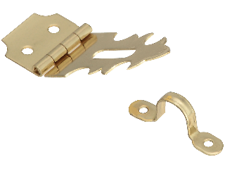 Decorative Hook & Staple Hasp 2-3/4