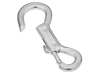 Bolt Snap Open Eye 7/16 In x 4 In Zinc Plated