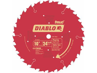 Diablo Ripping Table Saw Blade 10 In, 24 Tooth
