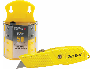 Utility Knife With Blade Dispenser