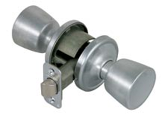 Passage Lockset Abbey 720A Grade 2 Satin Chrome