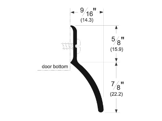 Rain Drip Door Sweep 2 x 36