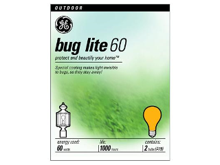 Yellow Bug Light Bulb 60 Watt, 2 Pack