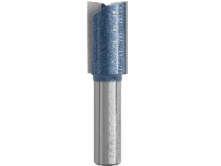 Double Flute Straight Router Bit, 1/4 In