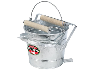 Galvanized Mop Wringer Pail 14 Quart