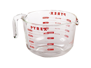 Glass Mixing & Measuring Bowl 2 Quart