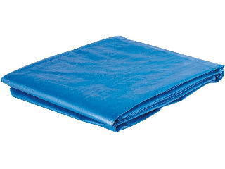 Blue Medium Duty Poly Tarp, 10 In x 12 In