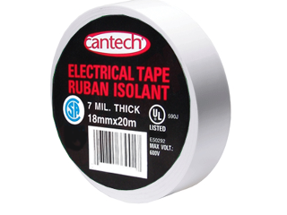 Electrical Vinyl Tape, White