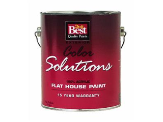 Color Solution Flat Latex House Paint White (Sizes)