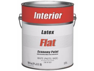 Economy Flat Latex Wall Paint White (Sizes)